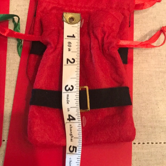 8 Mini Felt Gift Bags New - Picture 4 of 7